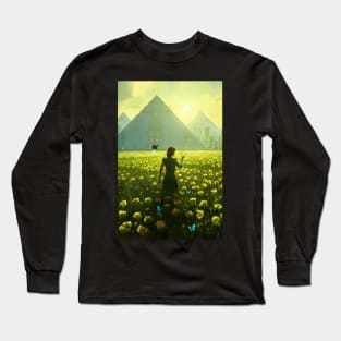 Canvas of Life - Yellow Long Sleeve T-Shirt